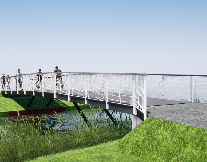 Langzaamverkeersbrug, Langedijk