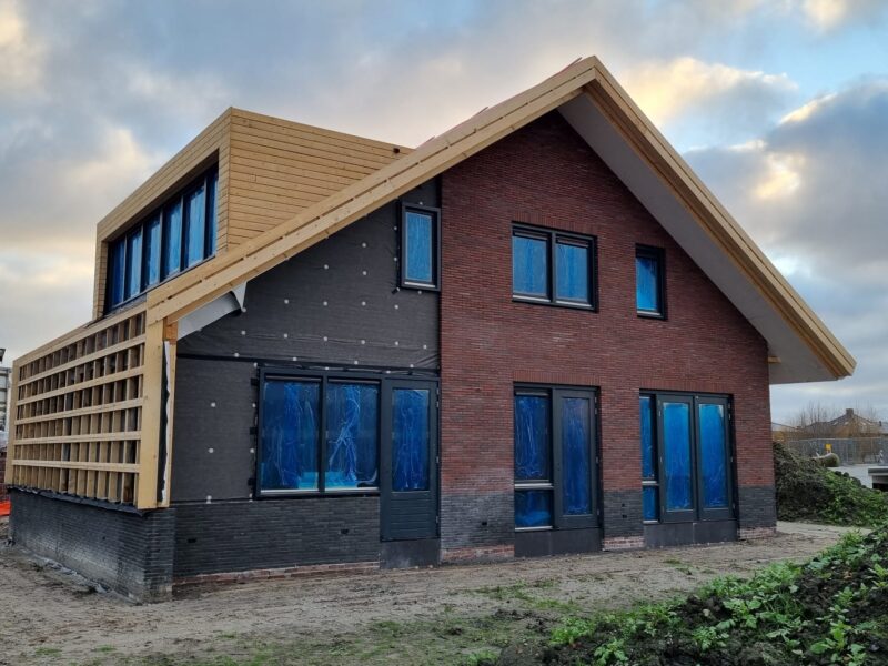 Nieuwbouw CLT woning onder BENG